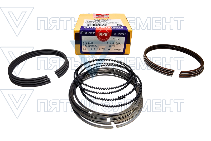 Кольца 1,4 DOHC +0,25 23040-26906 (GETZ) 23040-26906