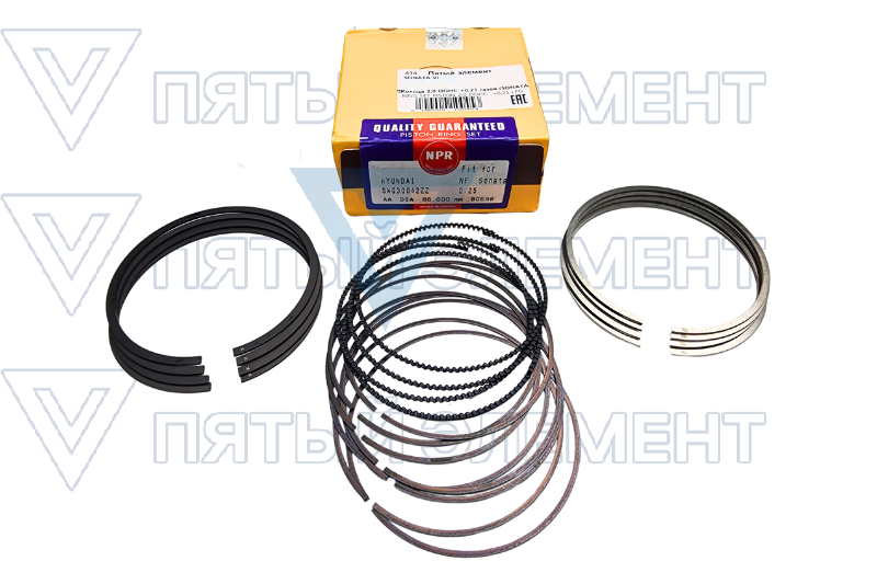 Кольца 2,0 DOHC +0,25 газов.(SONATA VI) 23040-25000