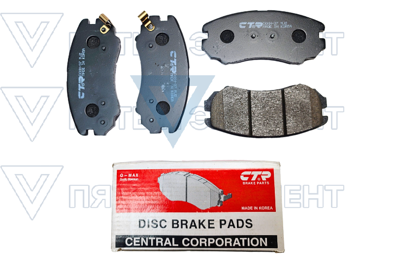 Колодки передние ELANTRA 2007 58101-2HA10 CTR CKKH-37 GK0491