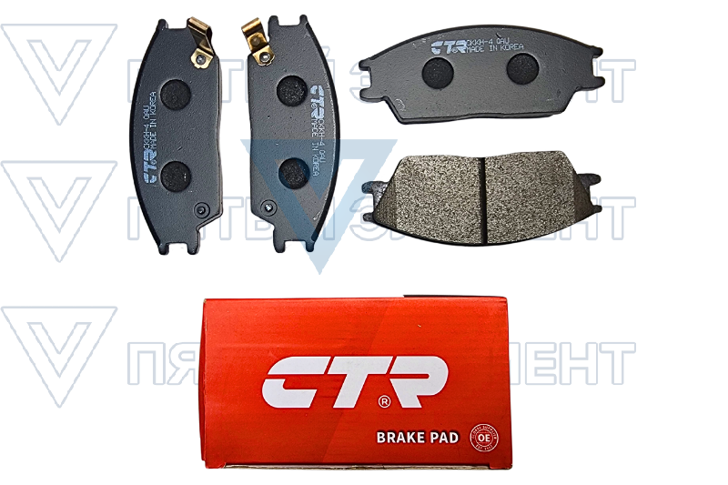 Колодки передние ACCENT CTR CKKH-4 GK0458