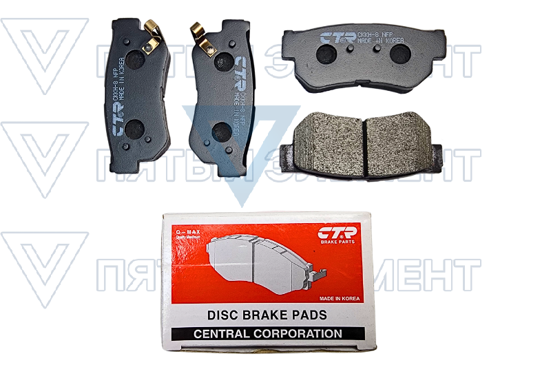 Колодки задние дисковые ELANTRA 2007 CTR CKKH-8 GK0462