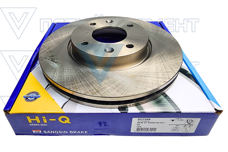 Диск тормоз.перед.R16 51712-3D300 (SONATA EF) SD1046