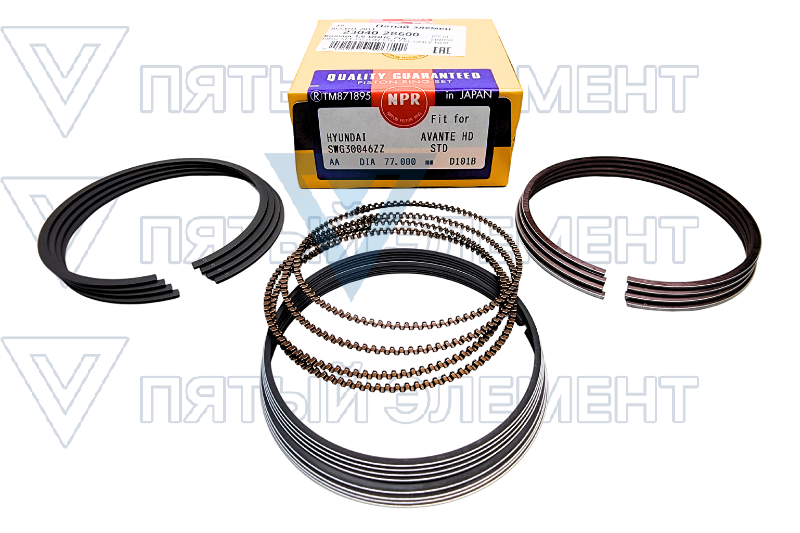 Кольца 1,6 DOHC стд 23040-2В000 NPR (ACCENT 2011) 23040-2B000