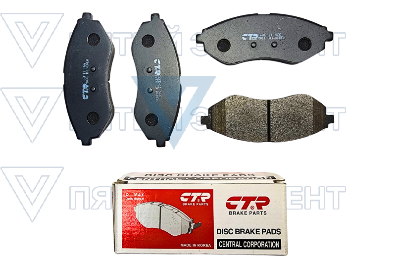Колодки передние AVEO CTR CKKD-11 GK0439