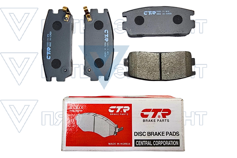 Колодки задние дисковые CAPTIVA CTR CKKD-19 GK0447