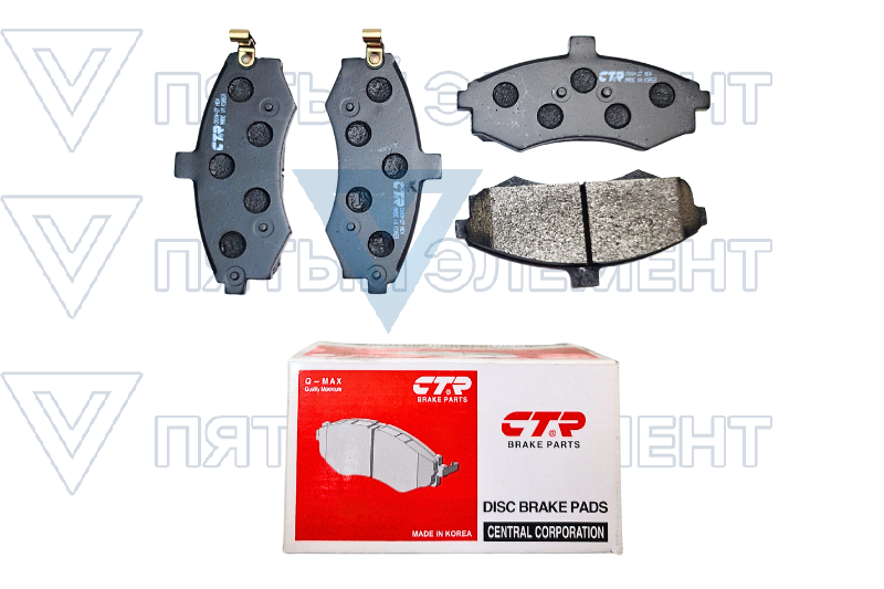 Колодки передние CERATO CTR CKKH-27 GK0481
