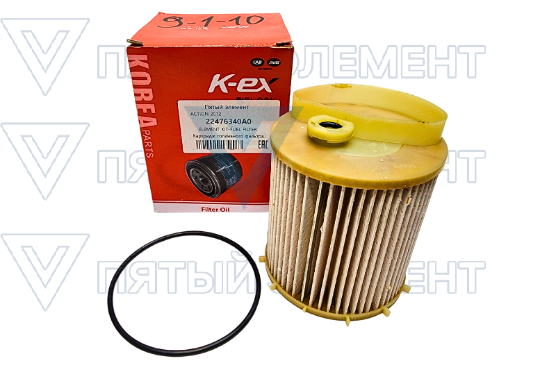 Картридж топливного фильтра 2,0L диз. 22476-34000 ОЕМ (ACTION 2012) 22476-34000