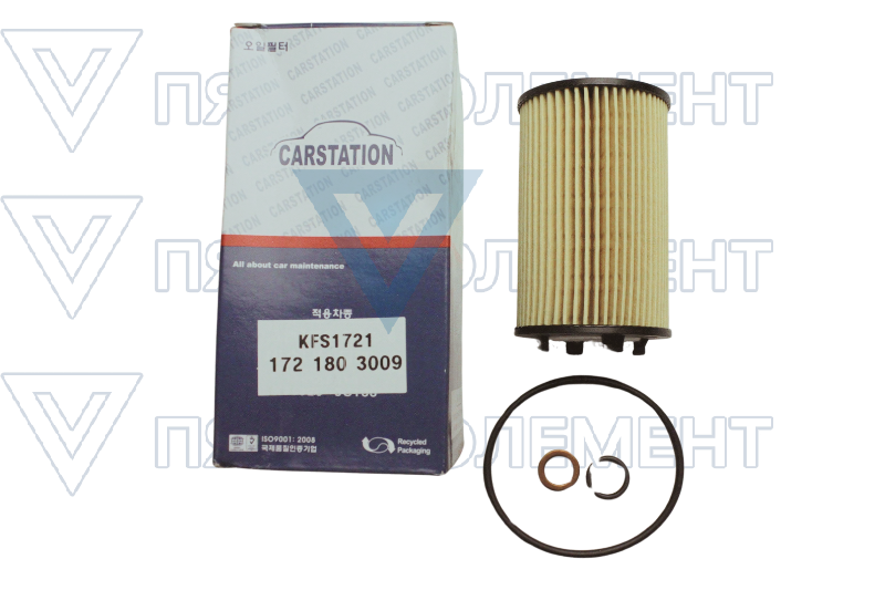 Фильтр масленый 2,3L бенз.1721803009 CARSTATION KFS1721 (ACTYON 2012) KFS1721