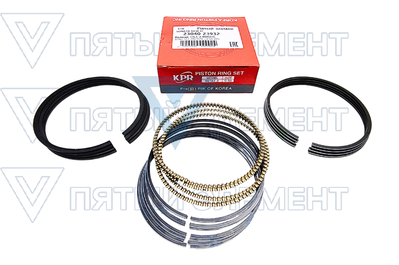 Кольца +0,5 2,0DOHC газ.(SONATA EF NEW) 23040-23932